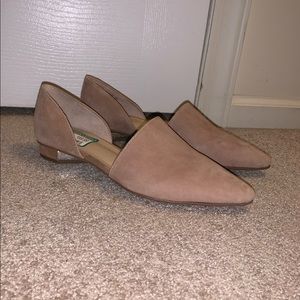 Dusty pink formal flats